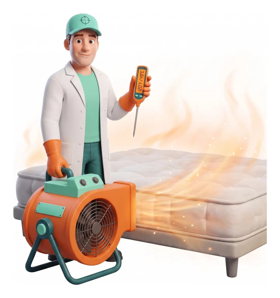 Traitement thermique des punaises de lit — Sud-Est Nuisibles