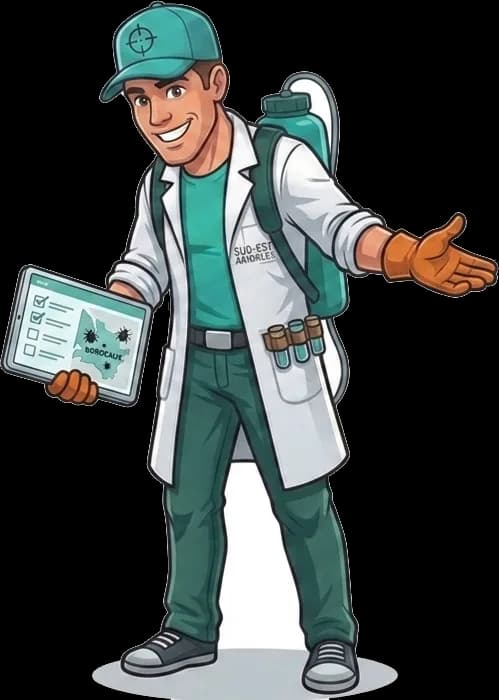 Technicien Sud-Est Nuisibles vous accueille avec sa checklist